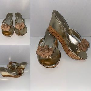 Guess Cork Plataform Wedge For Wonen